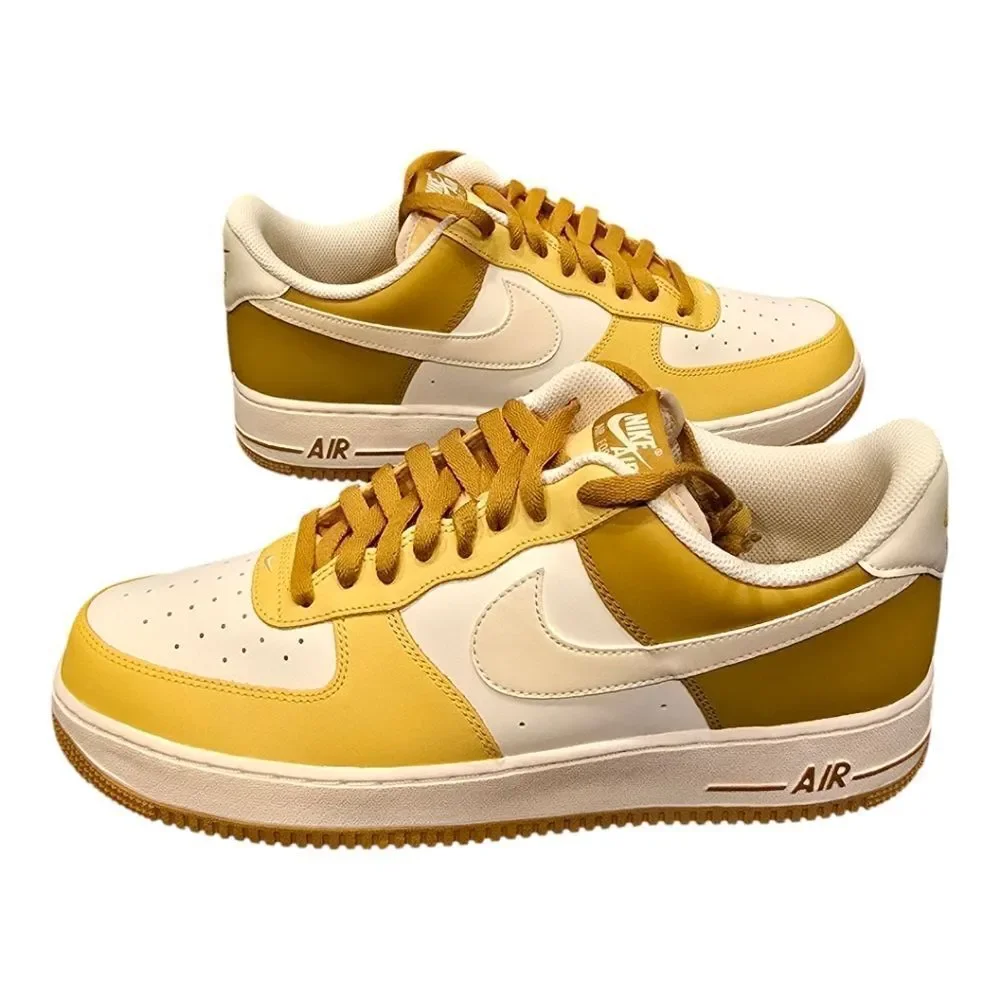 Nike Men’s Air Force 1 '07 Training Size 7.5 Bronzine / Coconut Milk FZ4034-716 - Picture 10 of 10